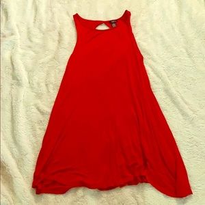 Red summer dress